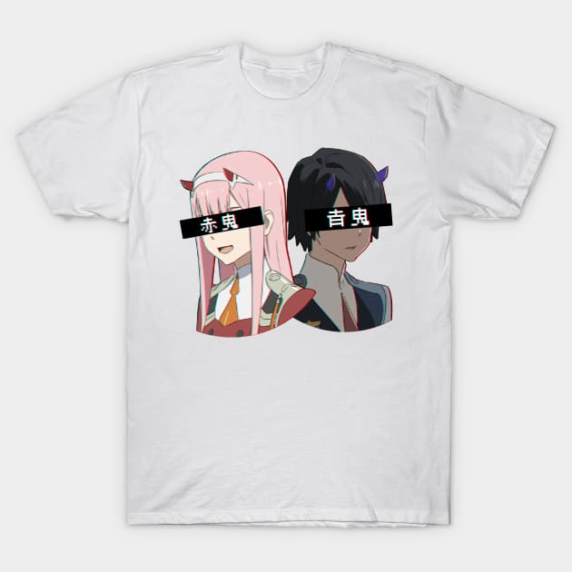 Aka Oni and Ao Oni T-Shirt by Shiromaru